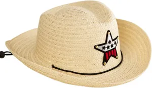 Baby Strawhat Sun Hat Summer Toddler Cowboy Hat UPF 50  Sun Protective Kids Beach Hats Adjustable Boy Girl Cap