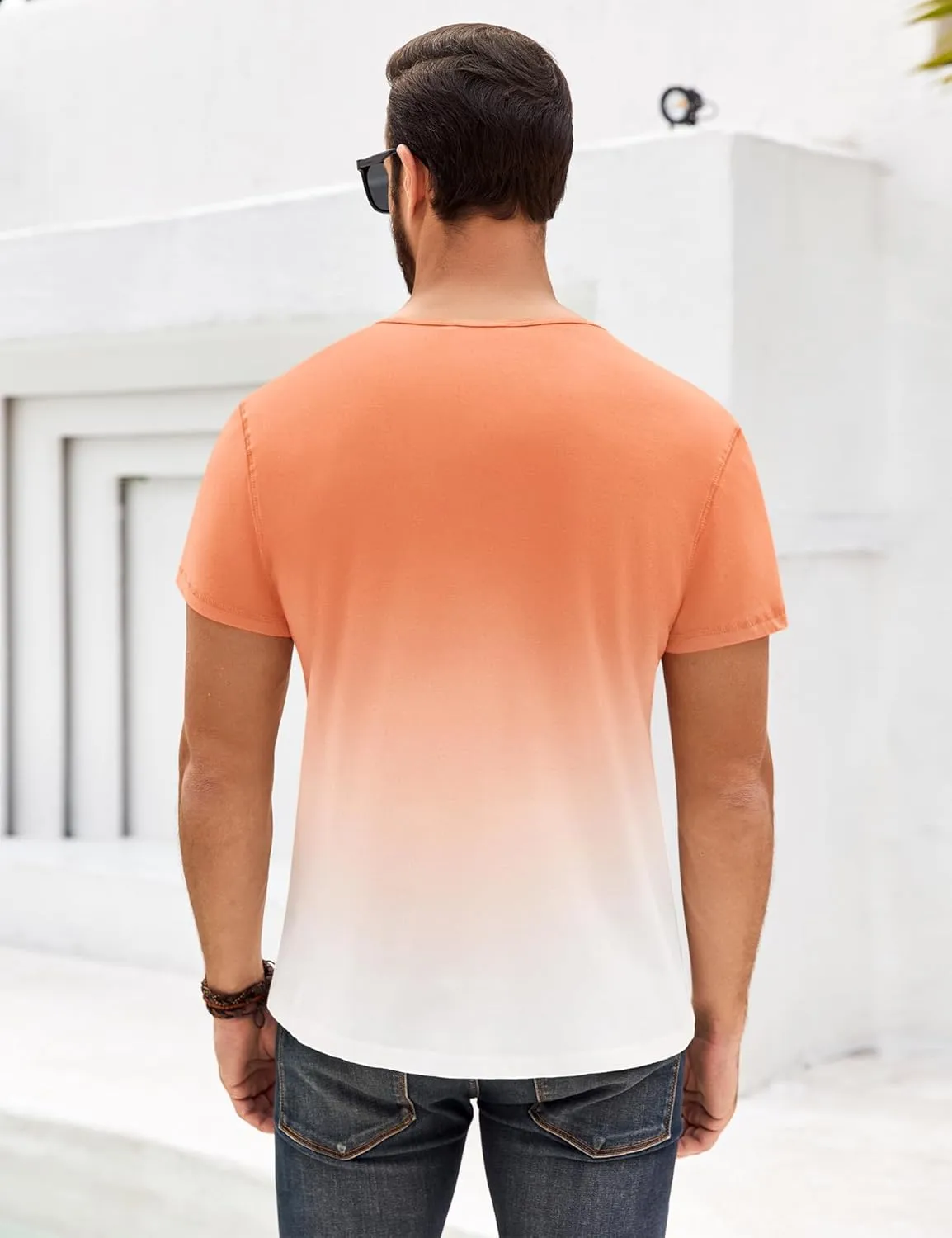 Beotyshow Mens T-Shirts Summer Henley Shirts Short Sleeve Shirt for Men Casual Basic Tee