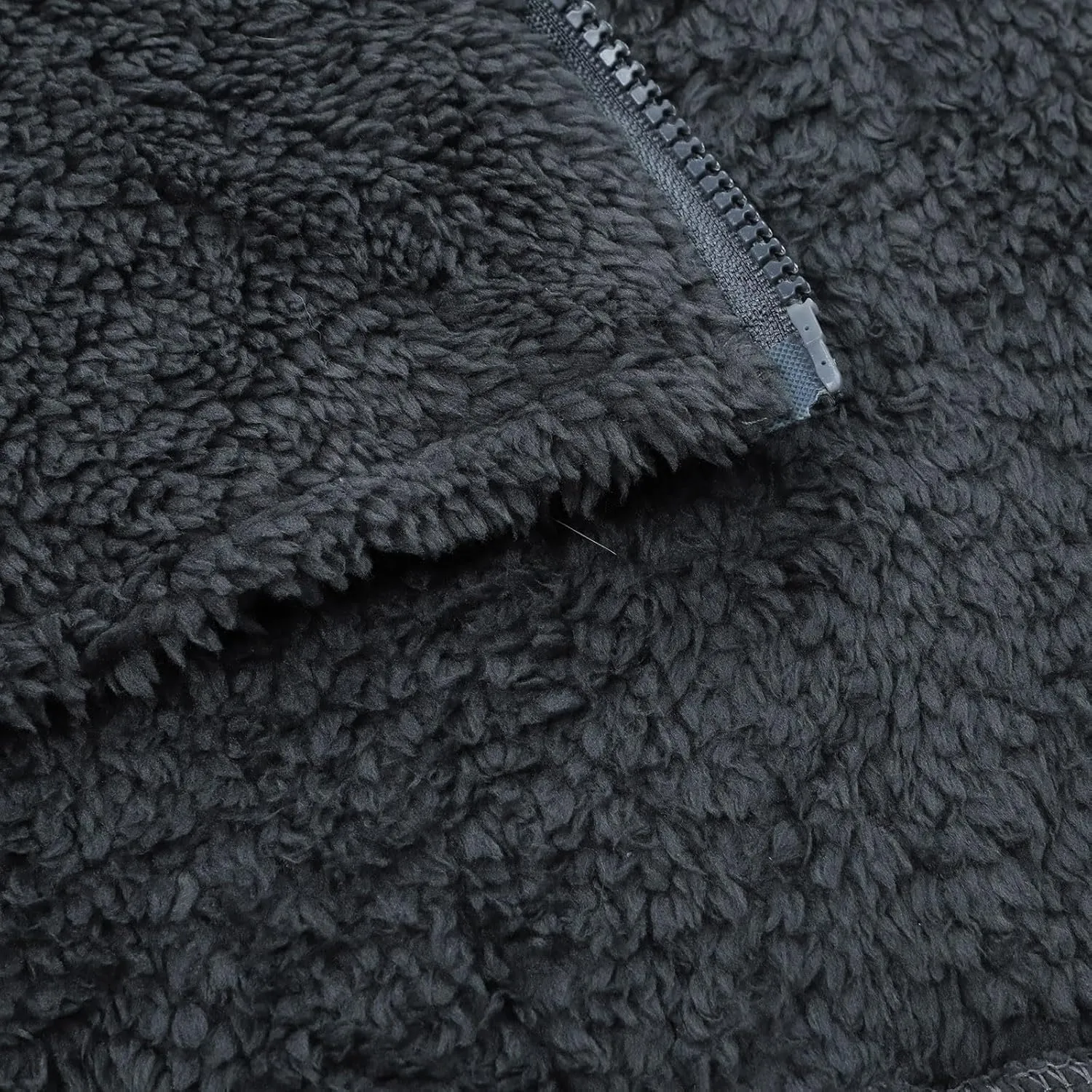 BIFUTON Winter Jackets for Men, Men's Winter Jacket Full Zip Sherpa Lined Jackets Soft Warm Stand Collar Trucker Fleece Coats