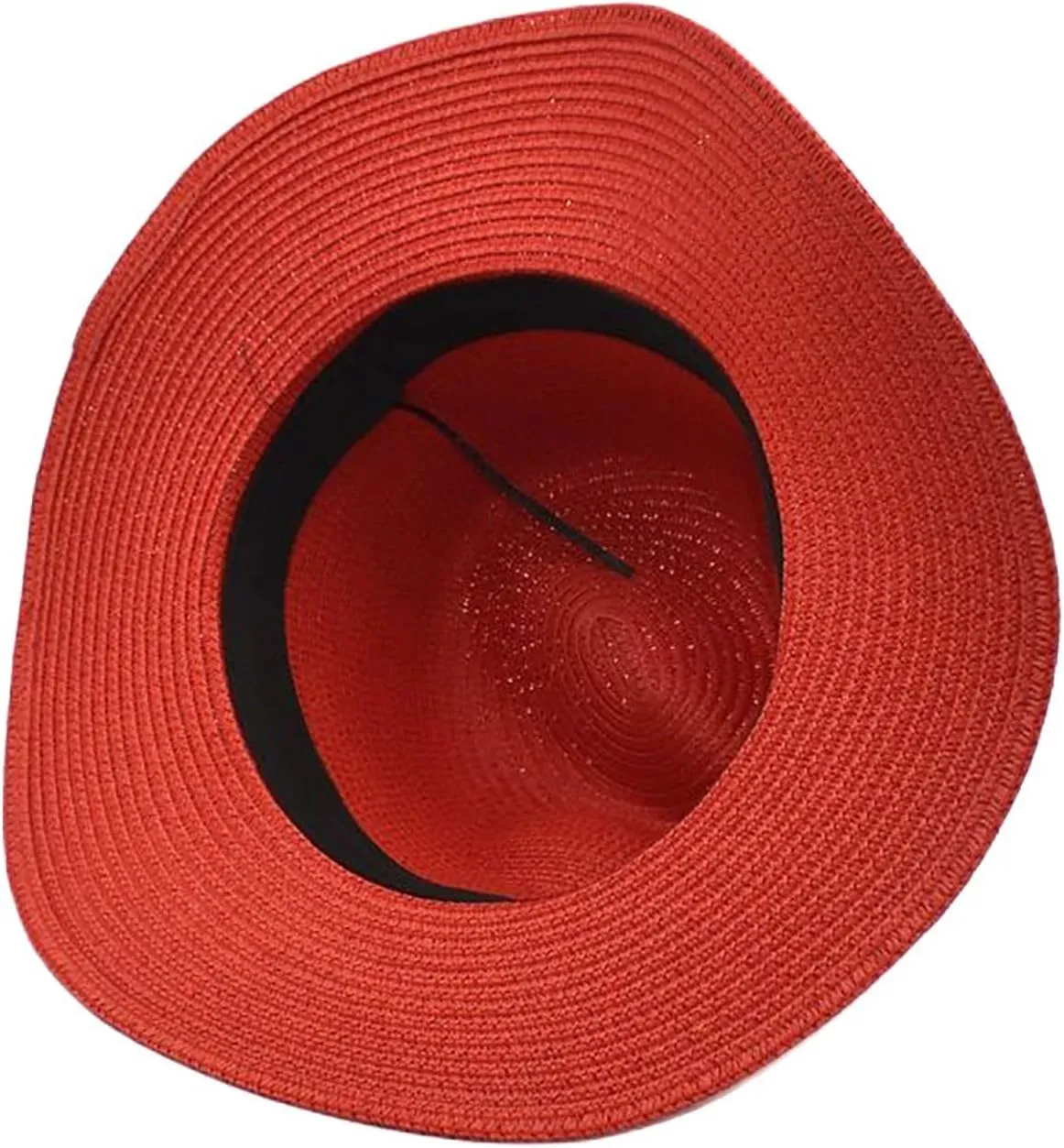 Big Brim Straw Hat Panama Jazz Hat Fedora Ladies Beach Travel Sun Hat Fisherman Black Bucket Hats for Women