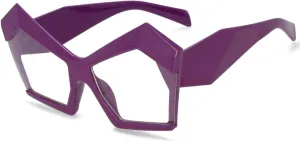 Big Frame Cat Eye Polygon Sunglasses for Women Fashion Vintage