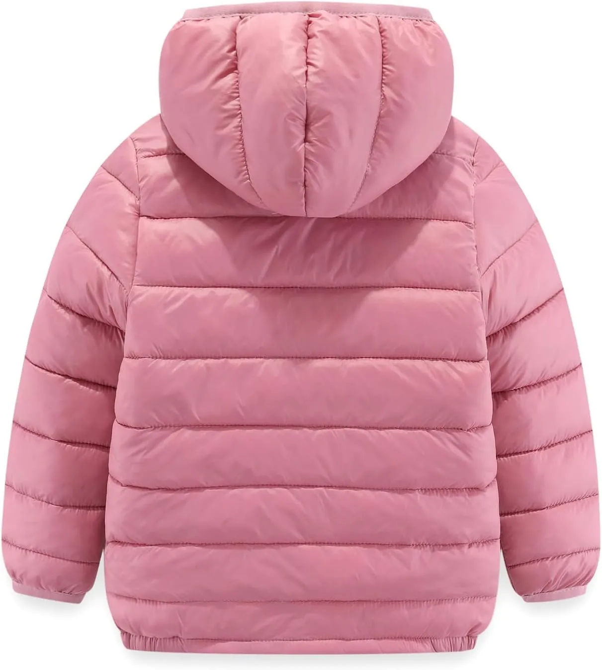 Boys Girls Hooded Puffer Jackets Kids Lightweight Padded Winter Coat Warm and Comfy Outerwear Jackets