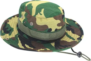 Bucket Hats for Men and Women Outdoor Wide Brim Sun Protect Hat Classic Fishing Hunting Cap Camouflage Floppy Jungle Caps