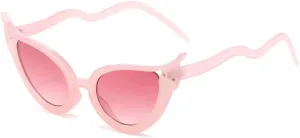 Cat Eye Sunglasses Women Fashion Vintage Snakelike Female Shades Luxury Sun Glasses UV400 Eyewear