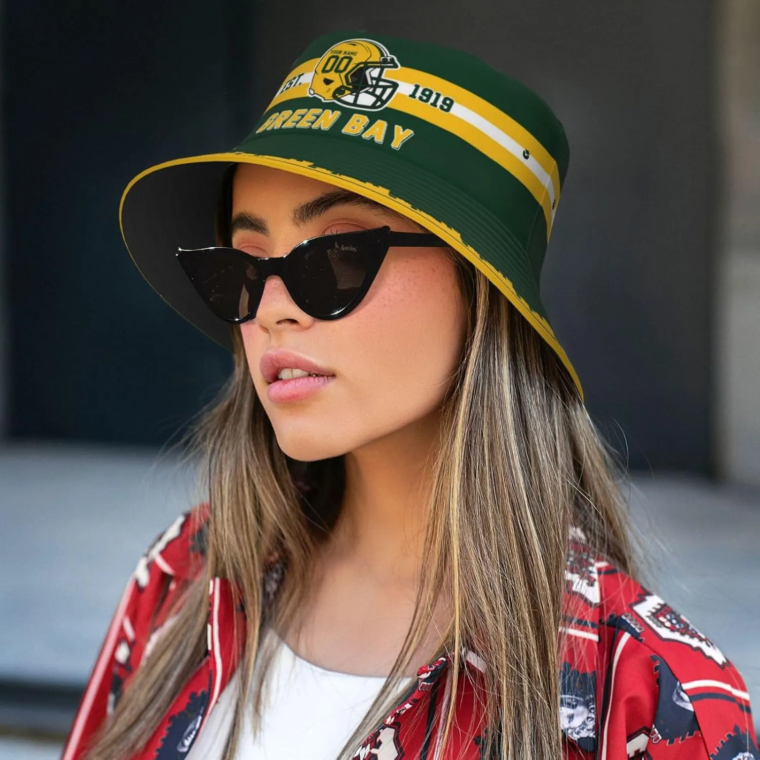 Custom Bucket Hat,Football Bucket Hat,Personalized Custom Fishing Hats,Sun Hat,Fisherman Hat,Beach Caps Gifts for Men Women