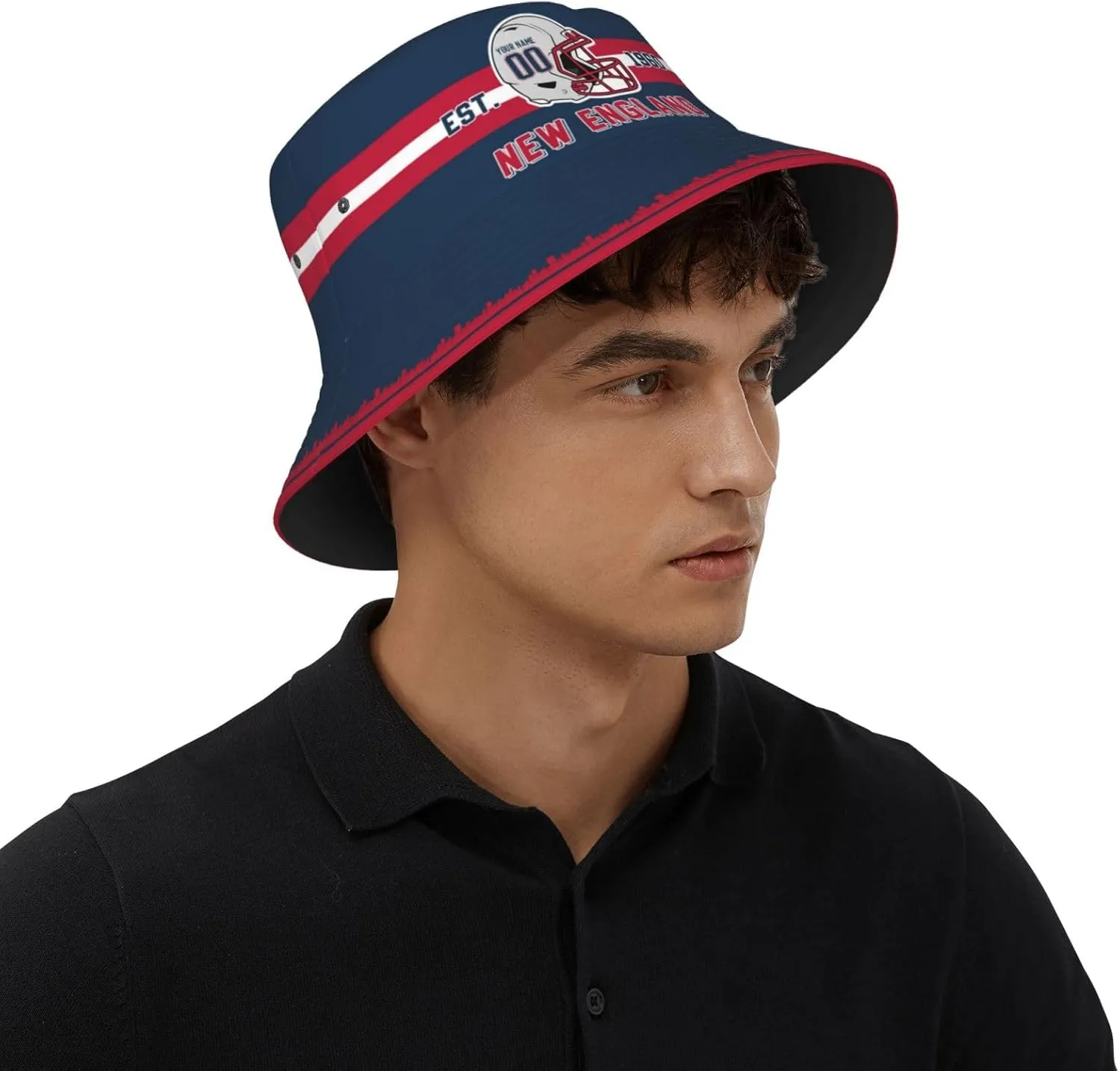 Custom Bucket Hat,Football Bucket Hat,Personalized Custom Fishing Hats,Sun Hat,Fisherman Hat,Beach Caps Gifts for Men Women