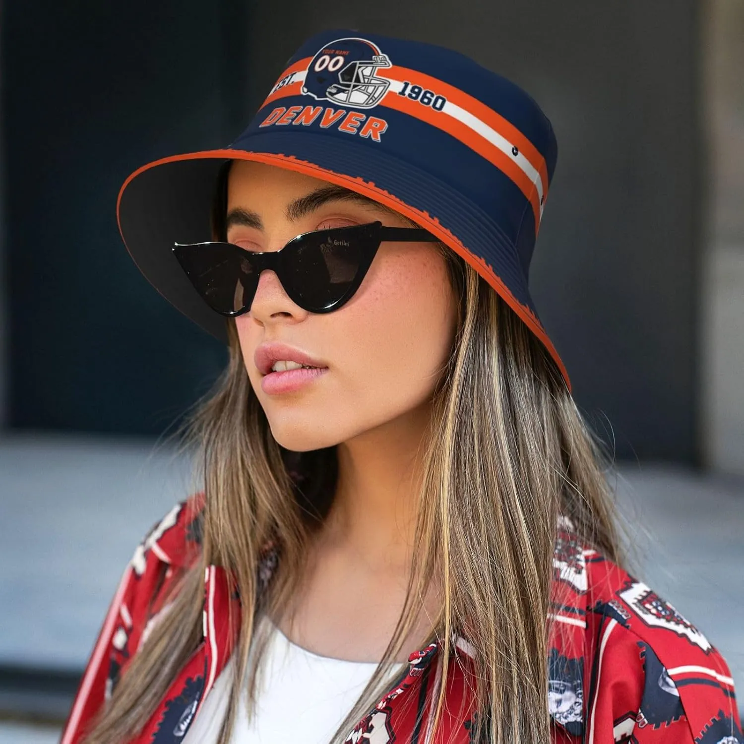 Custom Bucket Hat,Football Bucket Hat,Personalized Custom Fishing Hats,Sun Hat,Fisherman Hat,Beach Caps Gifts for Men Women