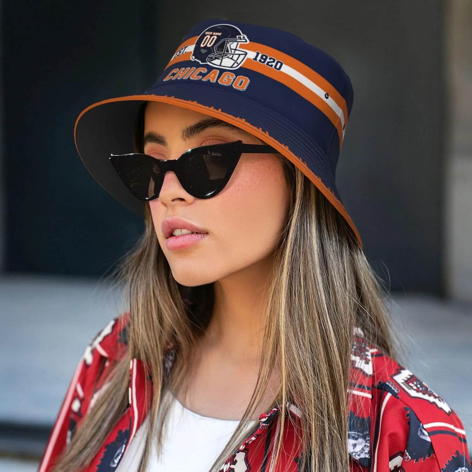 Custom Bucket Hat,Football Bucket Hat,Personalized Custom Fishing Hats,Sun Hat,Fisherman Hat,Beach Caps Gifts for Men Women