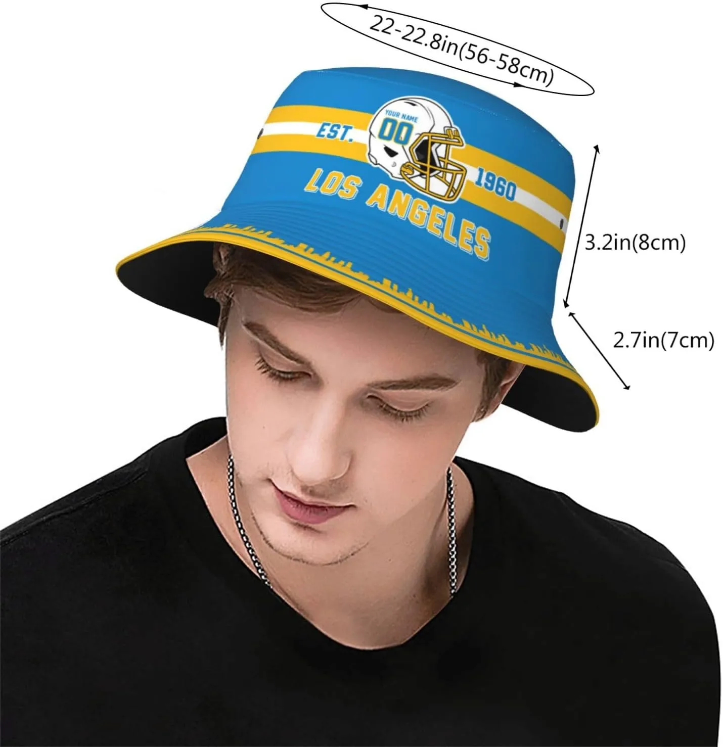 Custom Bucket Hat,Football Bucket Hat,Personalized Custom Fishing Hats,Sun Hat,Fisherman Hat,Beach Caps Gifts for Men Women