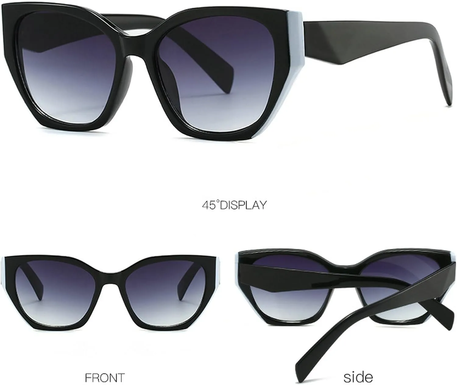 Fashion Cat Eye Sunglasses Women Luxury Vintage Square Sun Glasses For Ladies Shades Retro Eyewear UV400