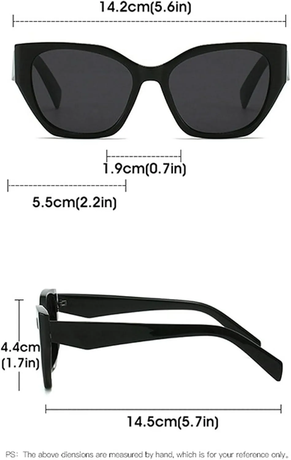Fashion Cat Eye Sunglasses Women Luxury Vintage Square Sun Glasses For Ladies Shades Retro Eyewear UV400