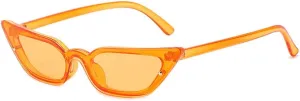 Fashion Cat Eye Sunglasses Women One Piece Sun Glasses Female Vintage Punk Eyeglasses UV400