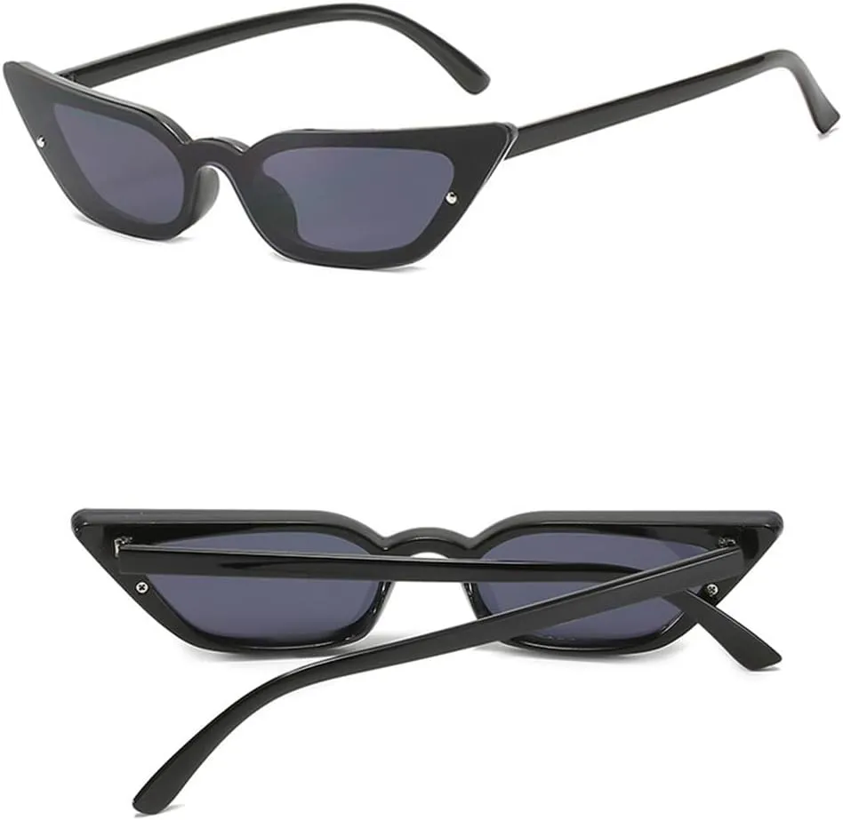 Fashion Cat Eye Sunglasses Women One Piece Sun Glasses Female Vintage Punk Eyeglasses UV400