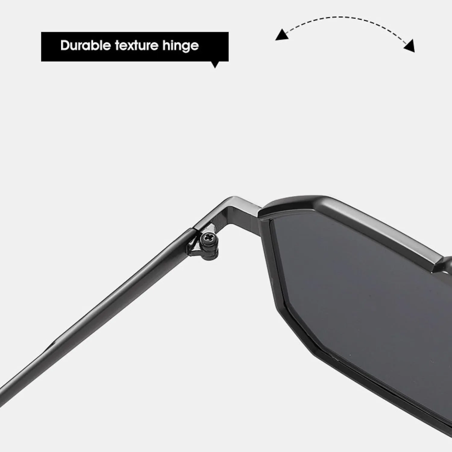 Fashion Polygon Sunglasses for Women Men Retro Metal Punk Men Vintage Steampunk Uv400