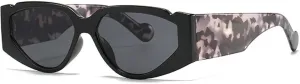 Fashion Punk Sunglasses for Women Vintage Cat Eye Men Retro Uv400
