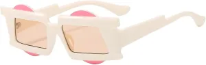 Fashion Punk Sunglasses Women Cool Sunshade Mirror Men Outdoors Gradient Color Uv400