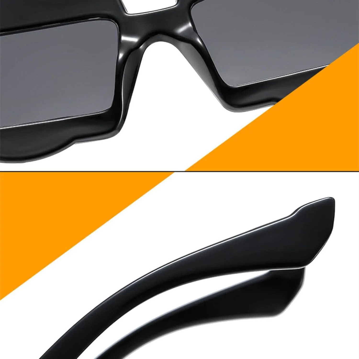 Fashion Punk Sunglasses Women Cool Sunshade Mirror Men Outdoors Gradient Color Uv400