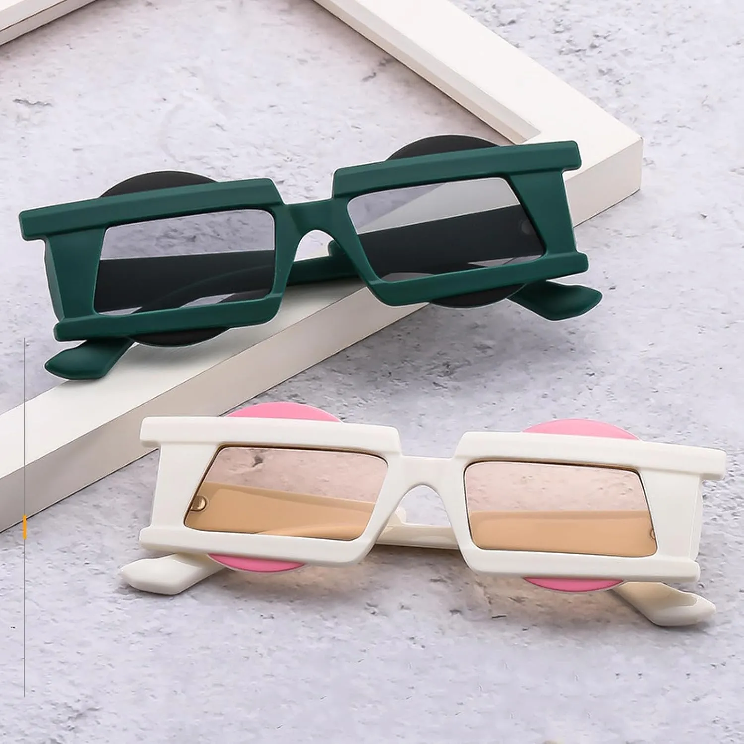 Fashion Punk Sunglasses Women Cool Sunshade Mirror Men Outdoors Gradient Color Uv400