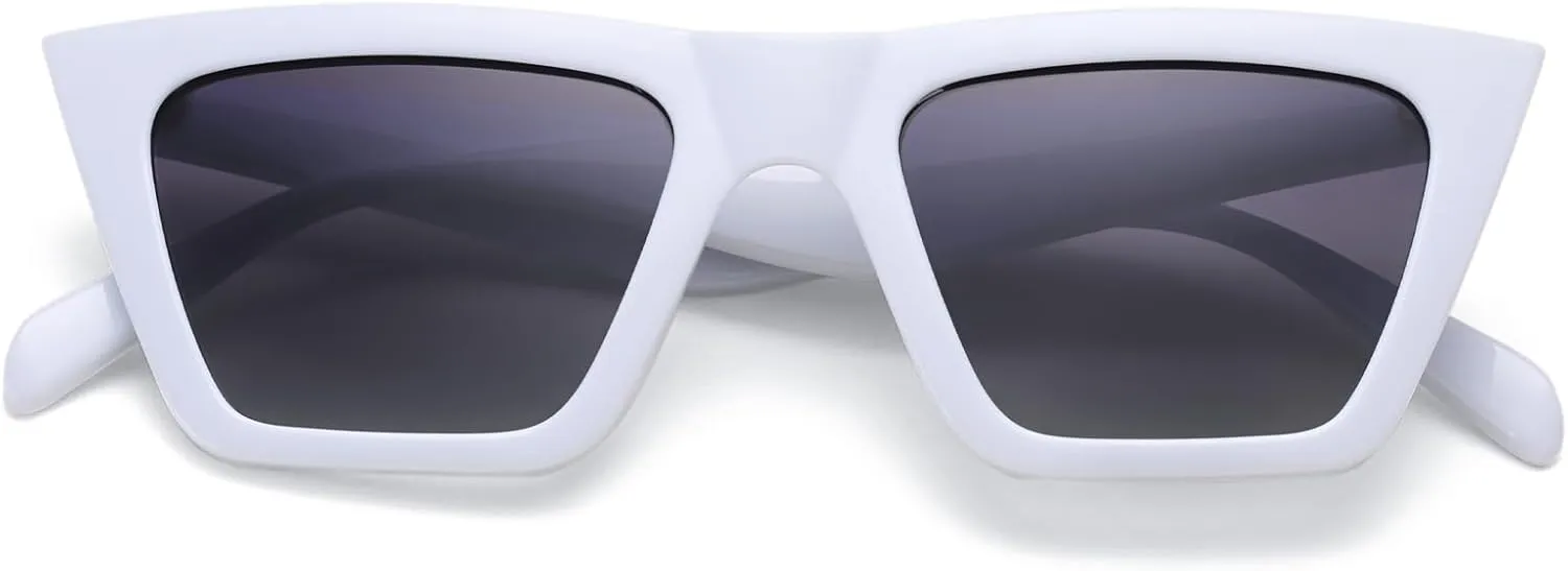 Fashion Vintage Square Cat Eye Sunglasses Women Trendy Cateye Sunglasses