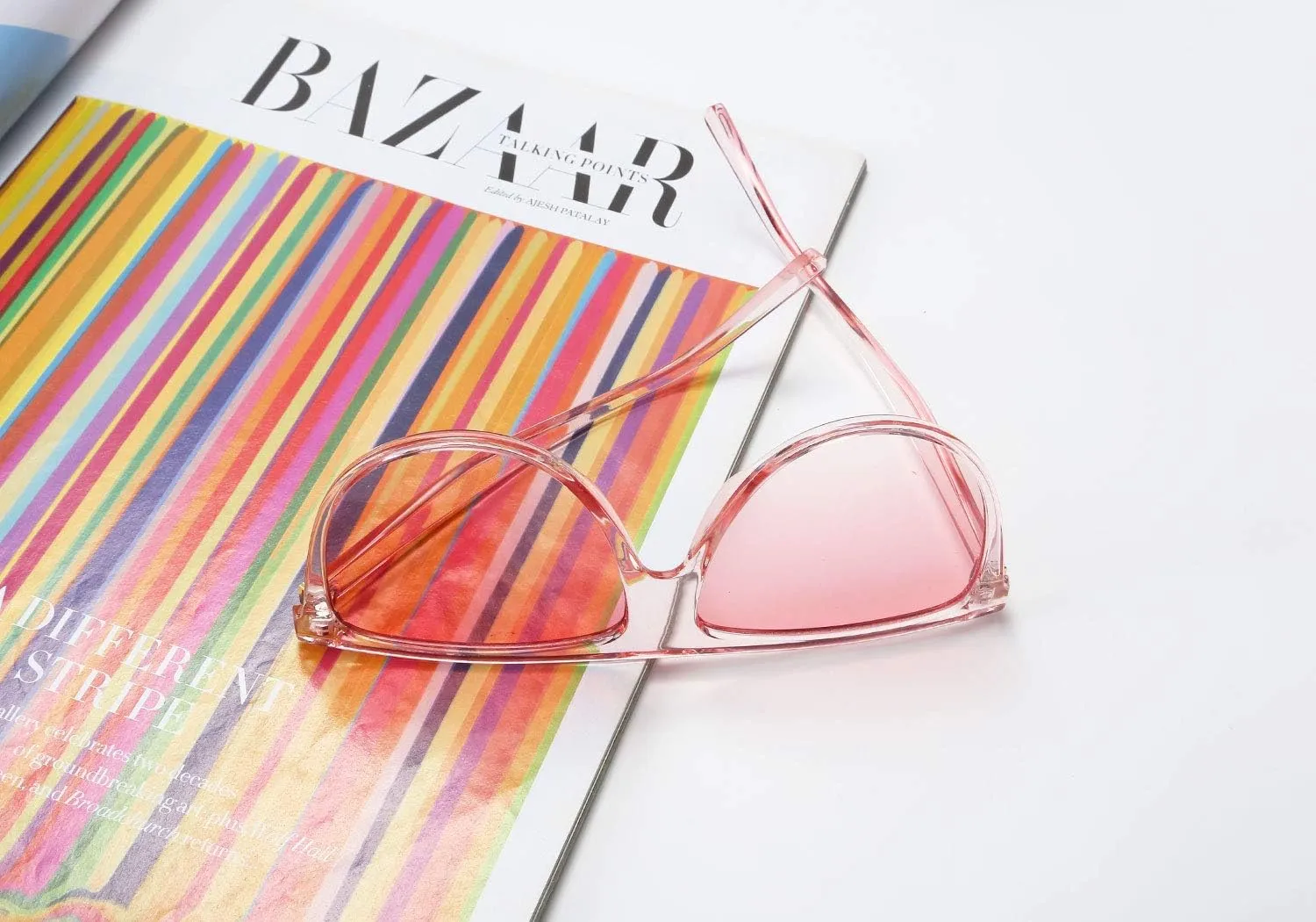 FEISEDY Men Vintage Flat Top Large Square Pilot Women Sunglasses Oversized Square Thin Plastic Frame B2499