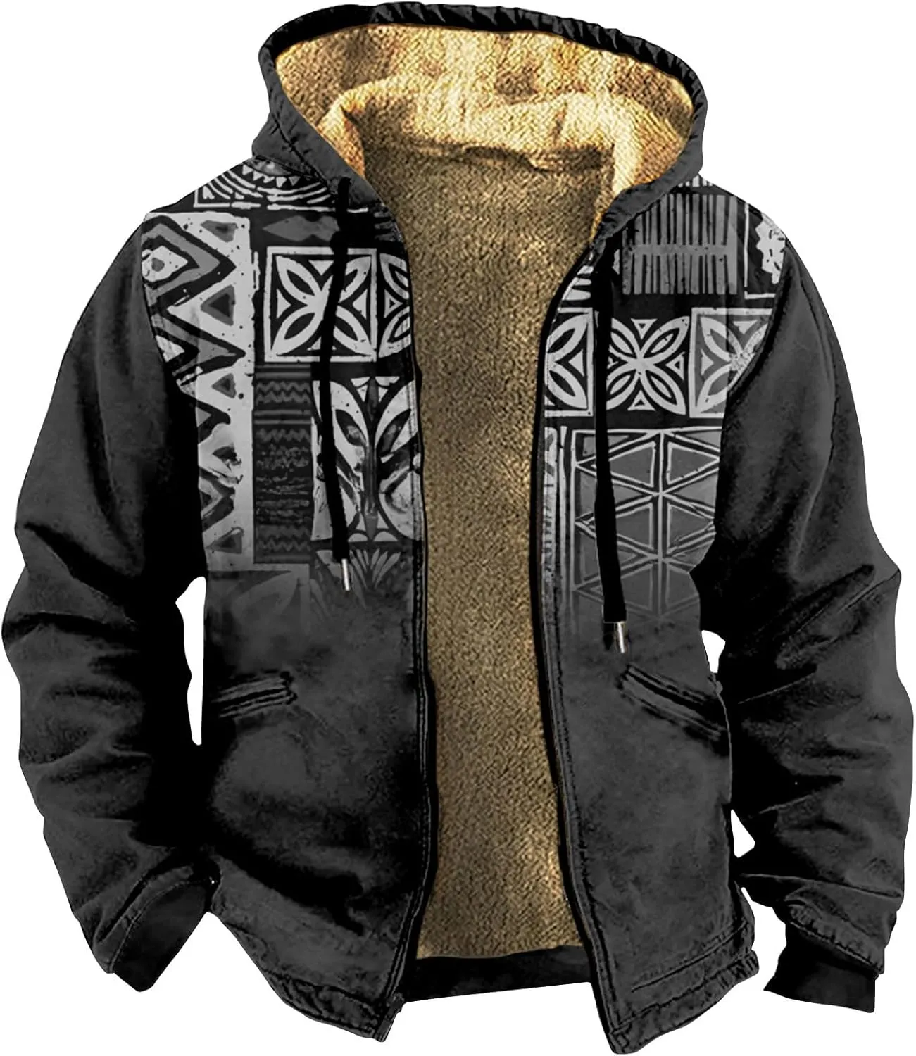 Gentle Lightweight Pullover Coats Long Sleeve Zipper Hooded Lightweight Coat Cycling Jackets for Men