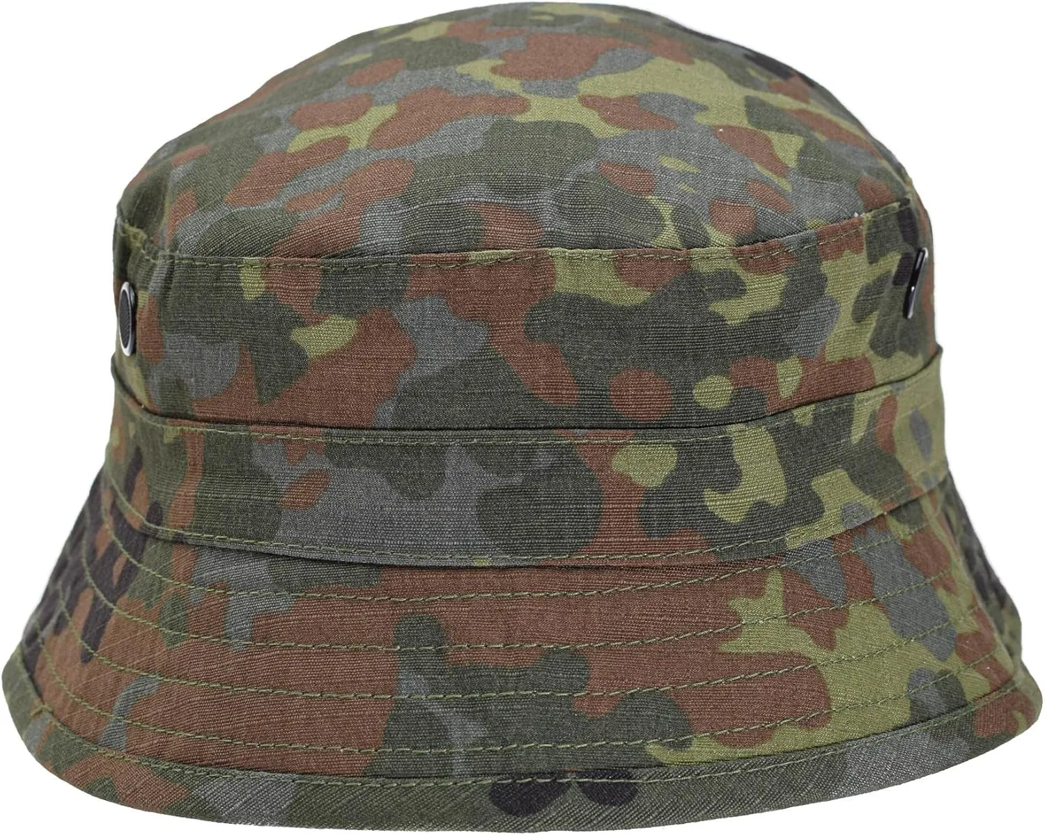 German Army Style Bucket Cap Tacgear Boonie hat Desert Flecktarn camo Ripstop