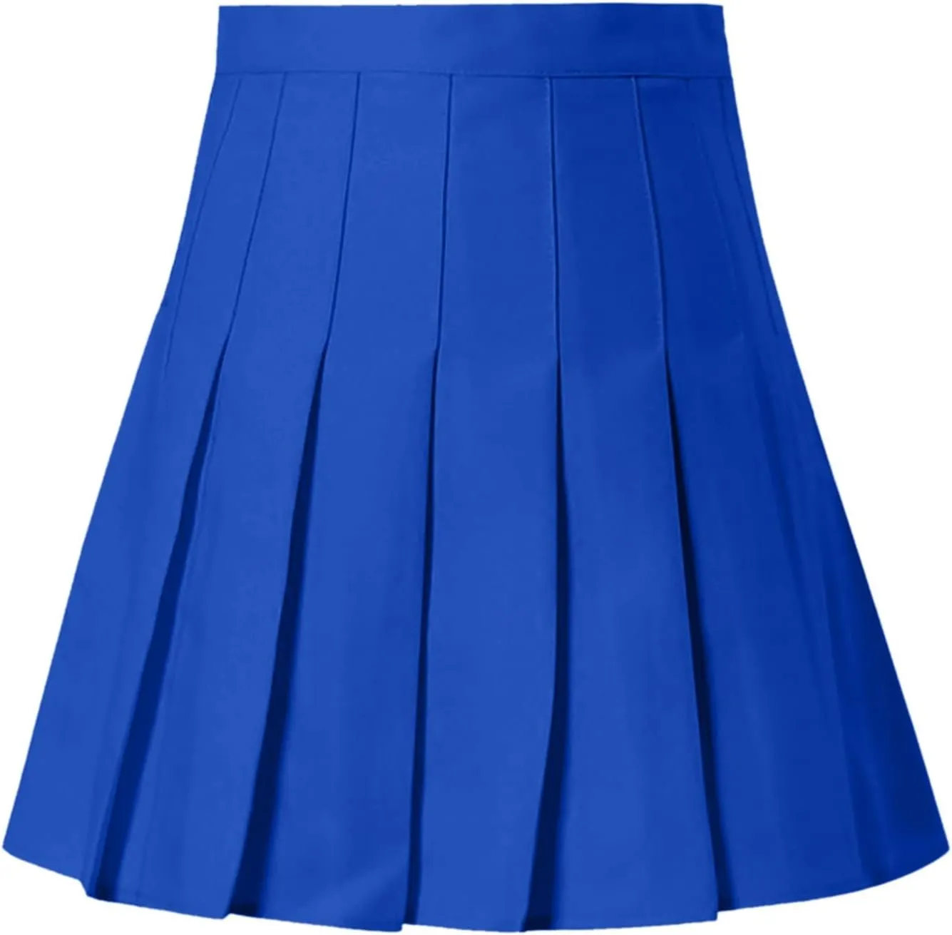 Girls Women High Waisted Plain Pleated Skirt Skater Tennis School Uniforms A-line Mini Skirt for Midi Skirts for