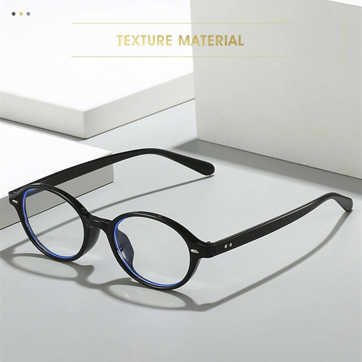 Glasses for Women Small Oval Decorative Clear