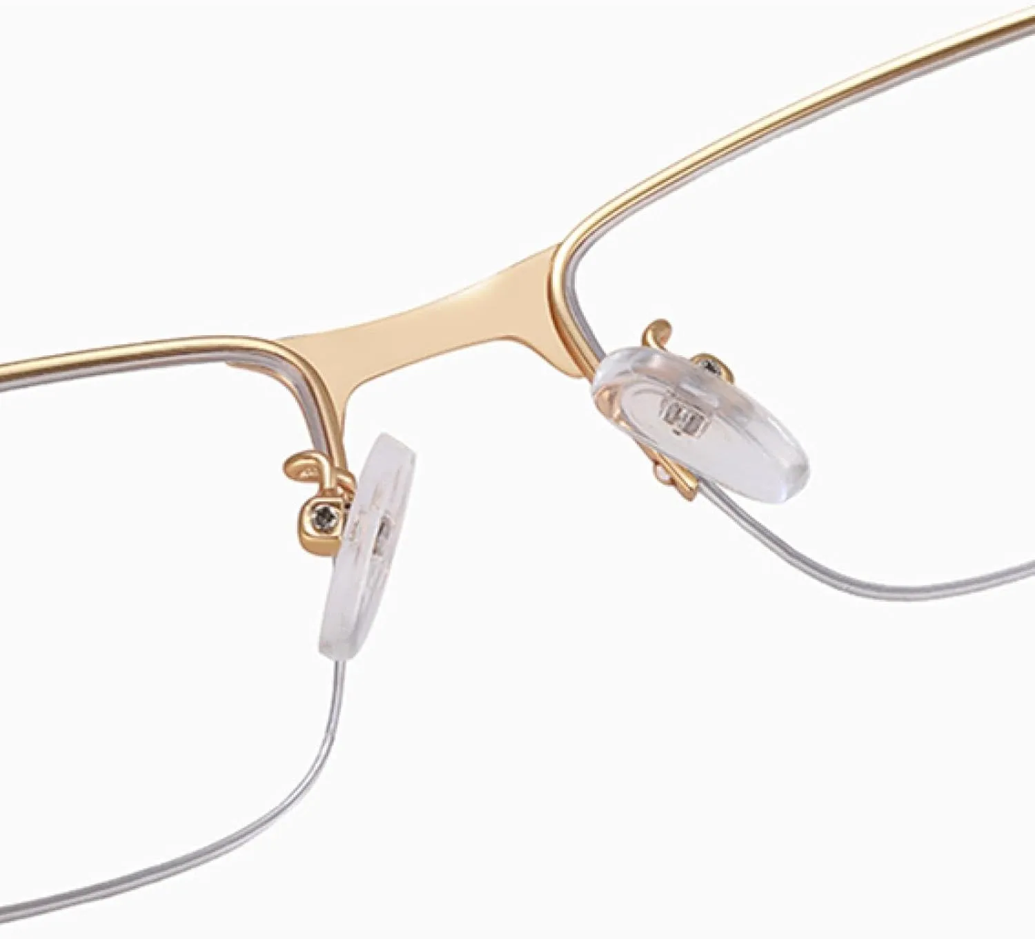 Half-frame Glasses Men Women Fashion Eyeglass