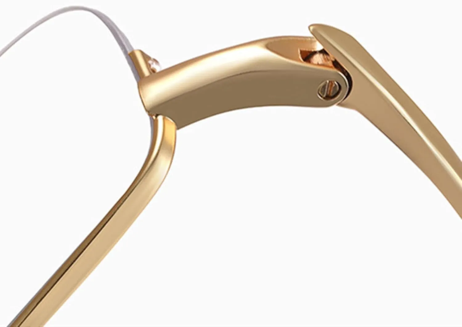 Half-frame Glasses Men Women Fashion Eyeglass