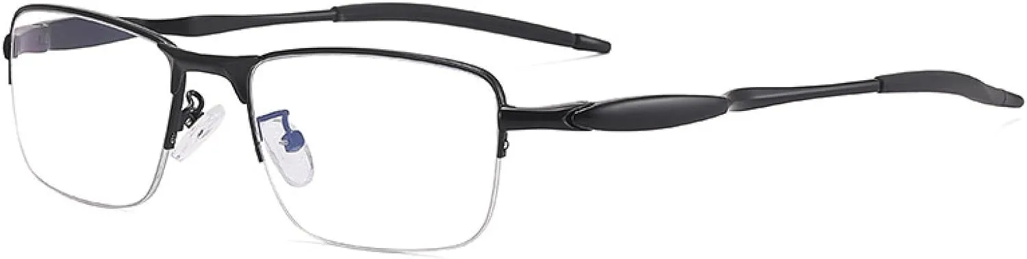 Half-frame Glasses Men Women Fashion Eyeglass