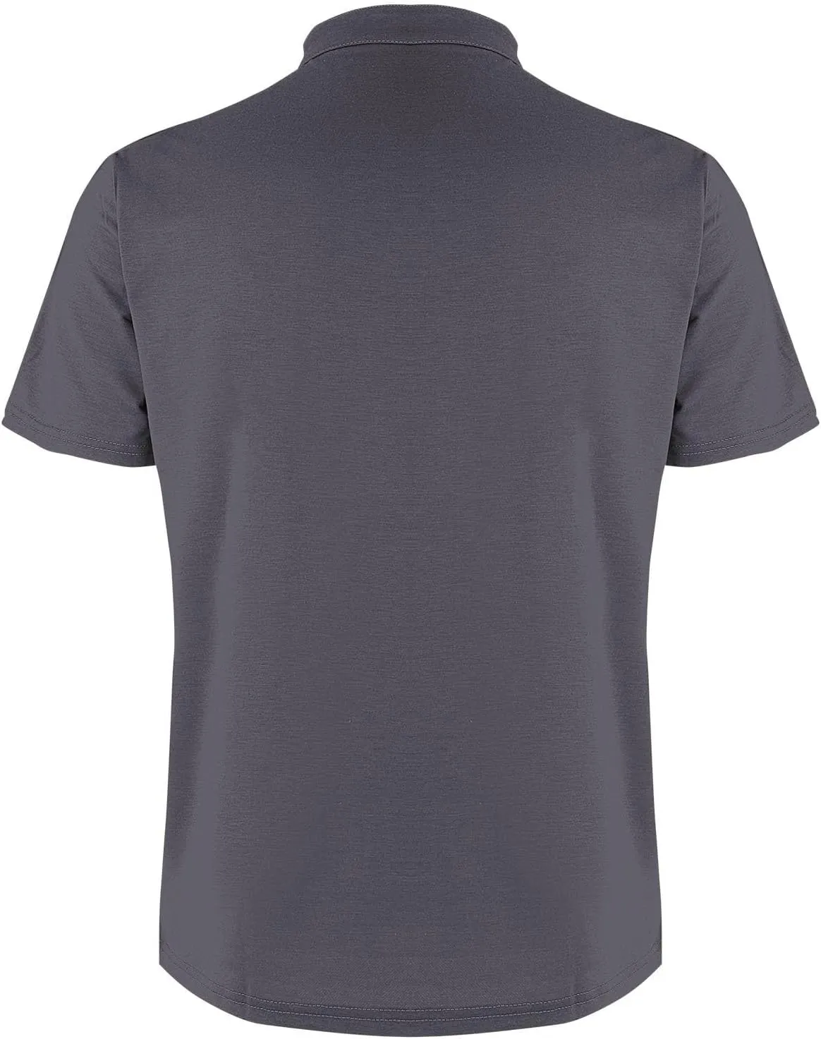 Henley Shirts for Men Short Sleeve Casual Slim Fit Button Up Tees Comfy Basic Cotton T-Shirts Summer Lightweight Tops