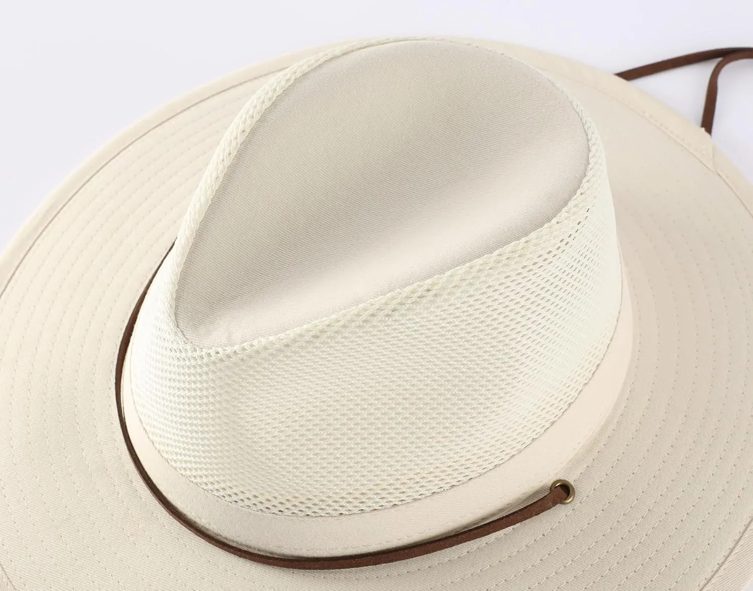 Home Prefer Cotton Summer Fedora Hat Wide Brim Sun Hats for Men Women UPF 50  Sun Protection Cap for Fishing Hiking