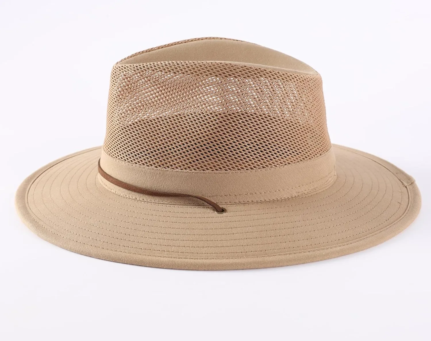 Home Prefer Cotton Summer Fedora Hat Wide Brim Sun Hats for Men Women UPF 50  Sun Protection Cap for Fishing Hiking