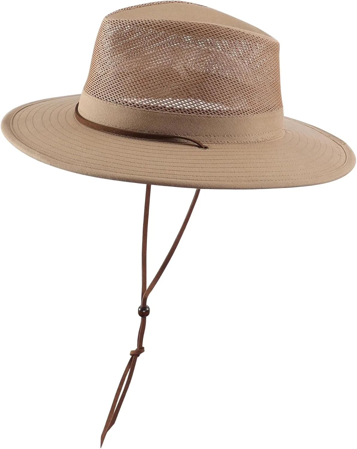 Home Prefer Cotton Summer Fedora Hat Wide Brim Sun Hats for Men Women UPF 50  Sun Protection Cap for Fishing Hiking