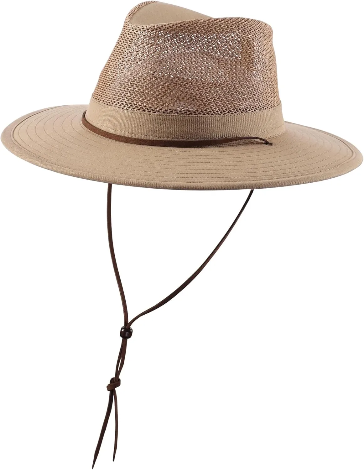 Home Prefer Cotton Summer Fedora Hat Wide Brim Sun Hats for Men Women UPF 50  Sun Protection Cap for Fishing Hiking
