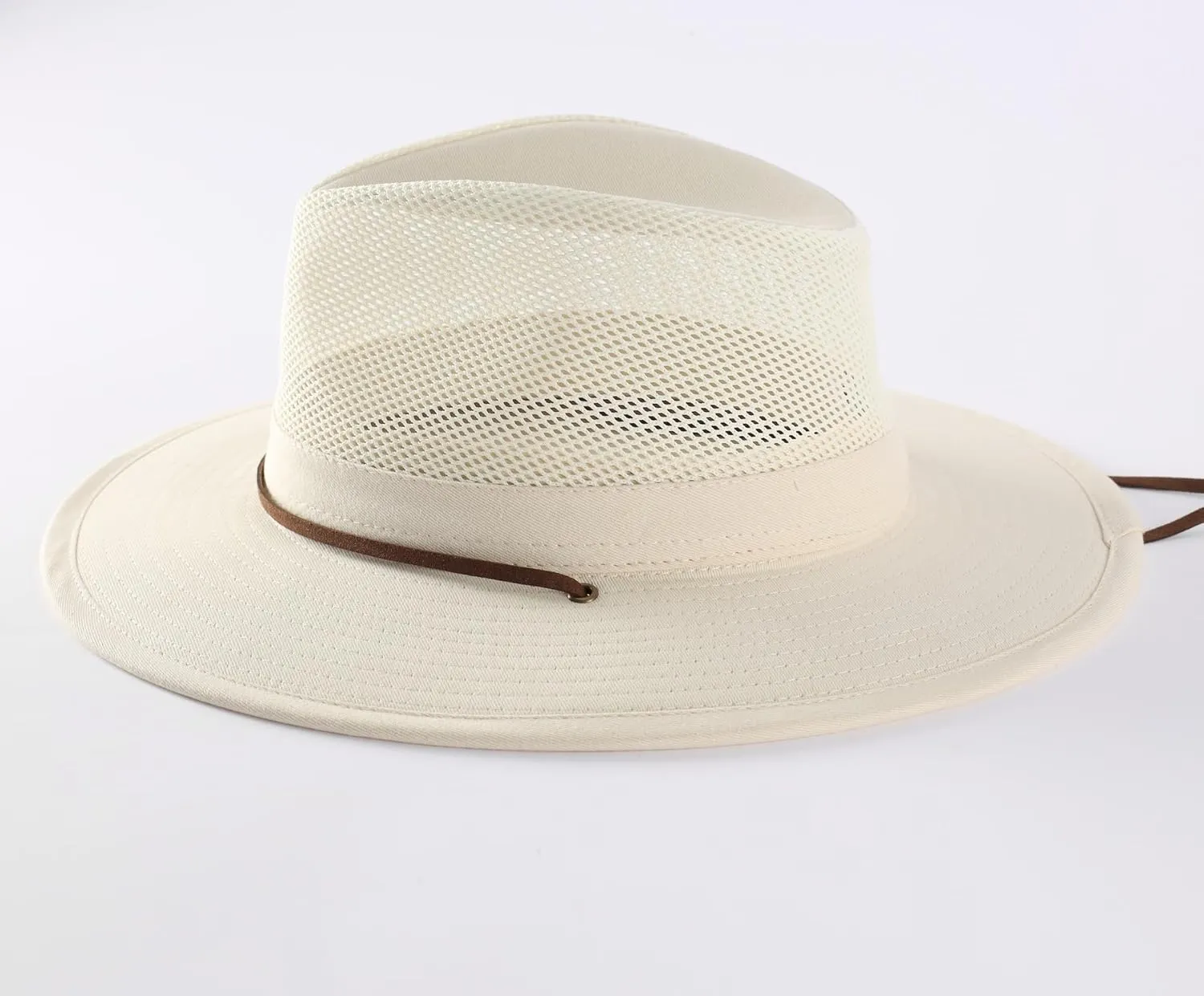 Home Prefer Cotton Summer Fedora Hat Wide Brim Sun Hats for Men Women UPF 50  Sun Protection Cap for Fishing Hiking