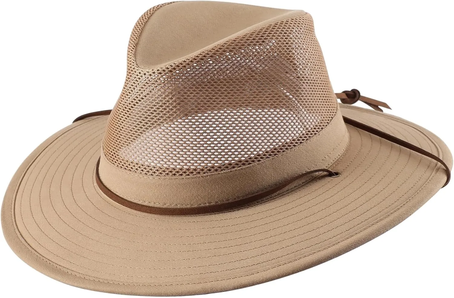 Home Prefer Cotton Summer Fedora Hat Wide Brim Sun Hats for Men Women UPF 50  Sun Protection Cap for Fishing Hiking