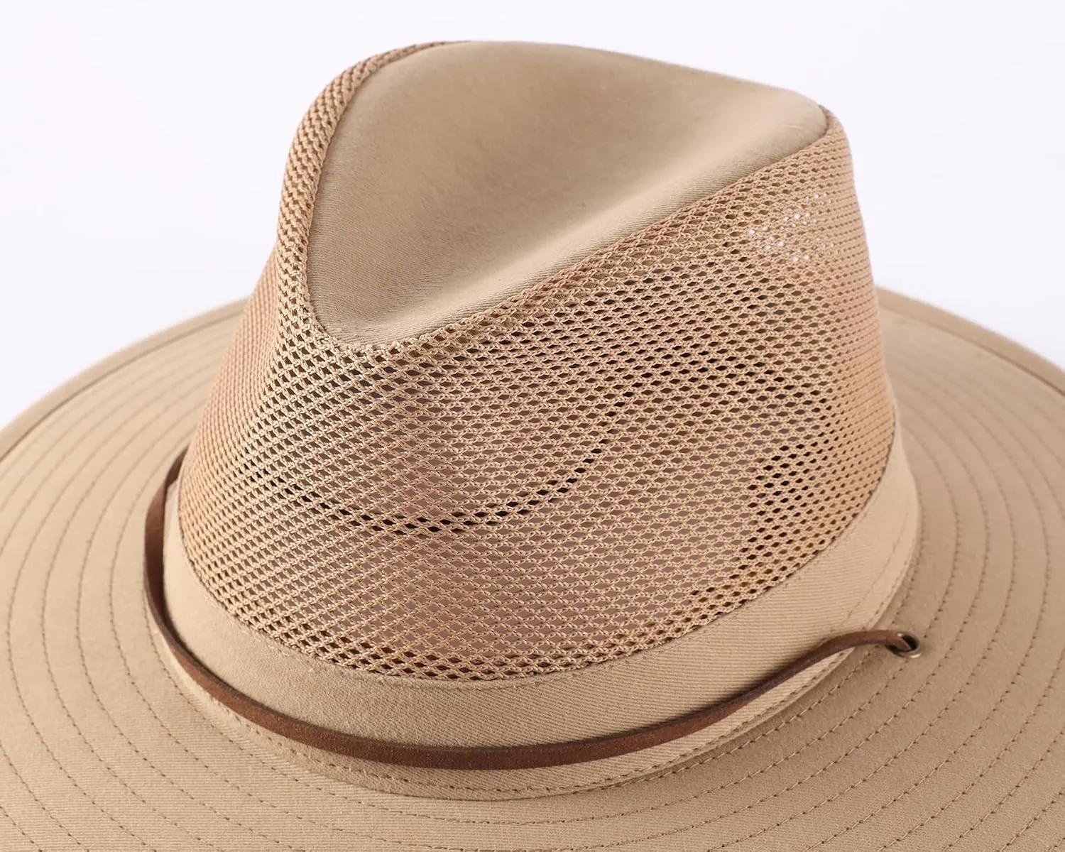 Home Prefer Cotton Summer Fedora Hat Wide Brim Sun Hats for Men Women UPF 50  Sun Protection Cap for Fishing Hiking