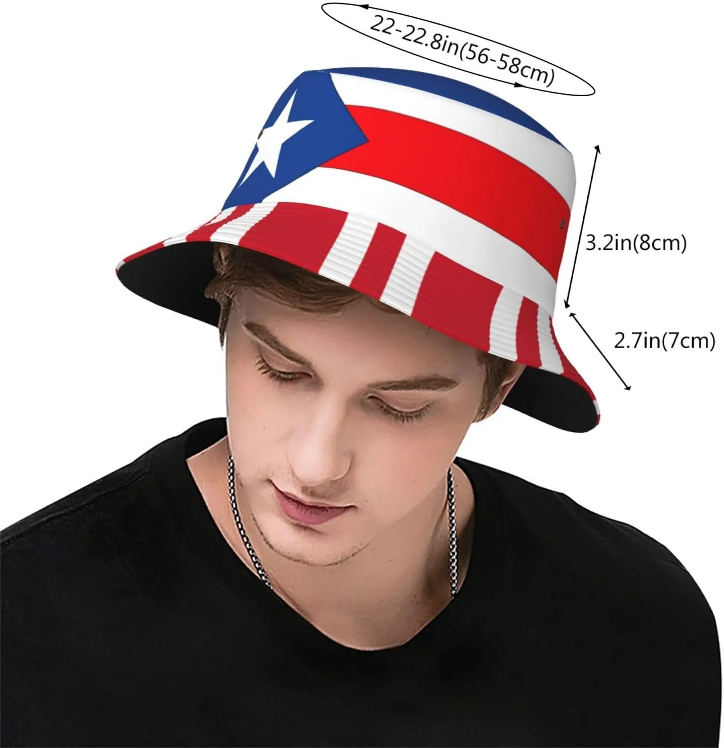 Jamaica Flag Bucket Hats for Mens Woman Packable Outdoor Travel Fisherman Hat Summer Beach Sun Protection Hat