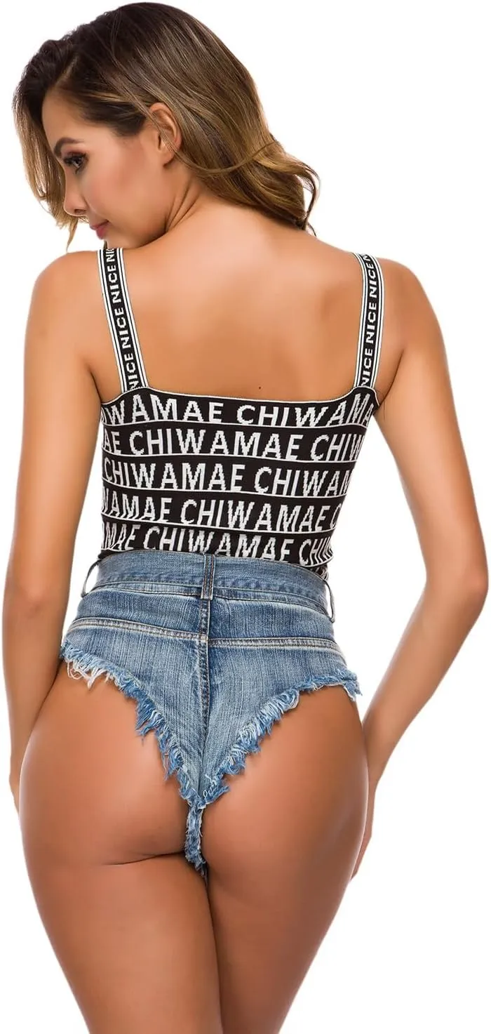 Jeans Shorts for Women High Rise Hollow Out Rave Beach Summer Mini Denim Shorts