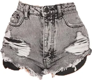JEKE-DG Women's Ripped Denim Shorts High Waisted Raw Hem Distressed Jean Shorts Frayed Skinny Casual Jeans Shorts