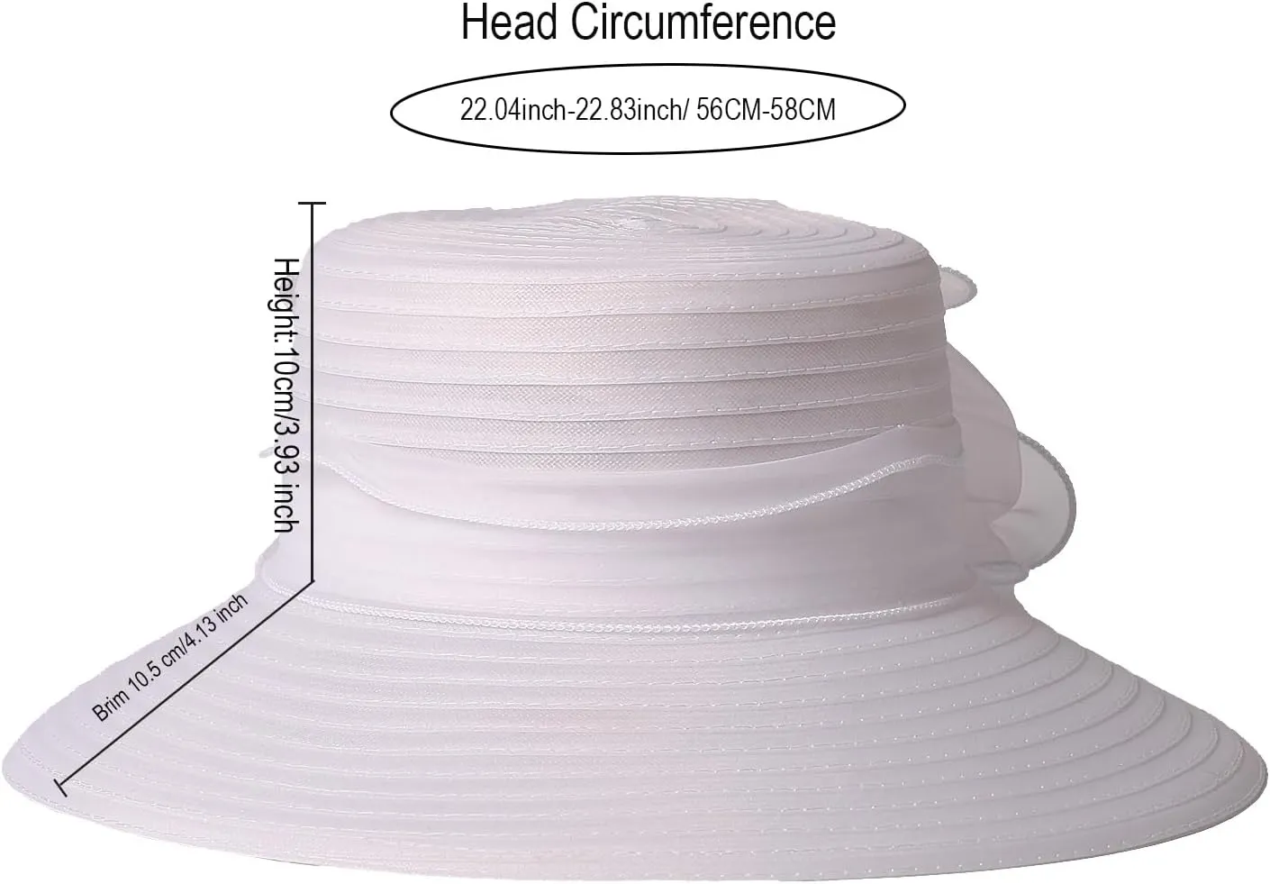 Lady Derby Dress Church Cloche Hat Floral Bucket Wedding Bowler Hats Womens Kentucky Wide Brim Royal Fedora Hats