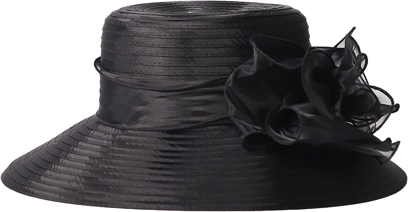 Lady Derby Dress Church Cloche Hat Floral Bucket Wedding Bowler Hats Womens Kentucky Wide Brim Royal Fedora Hats