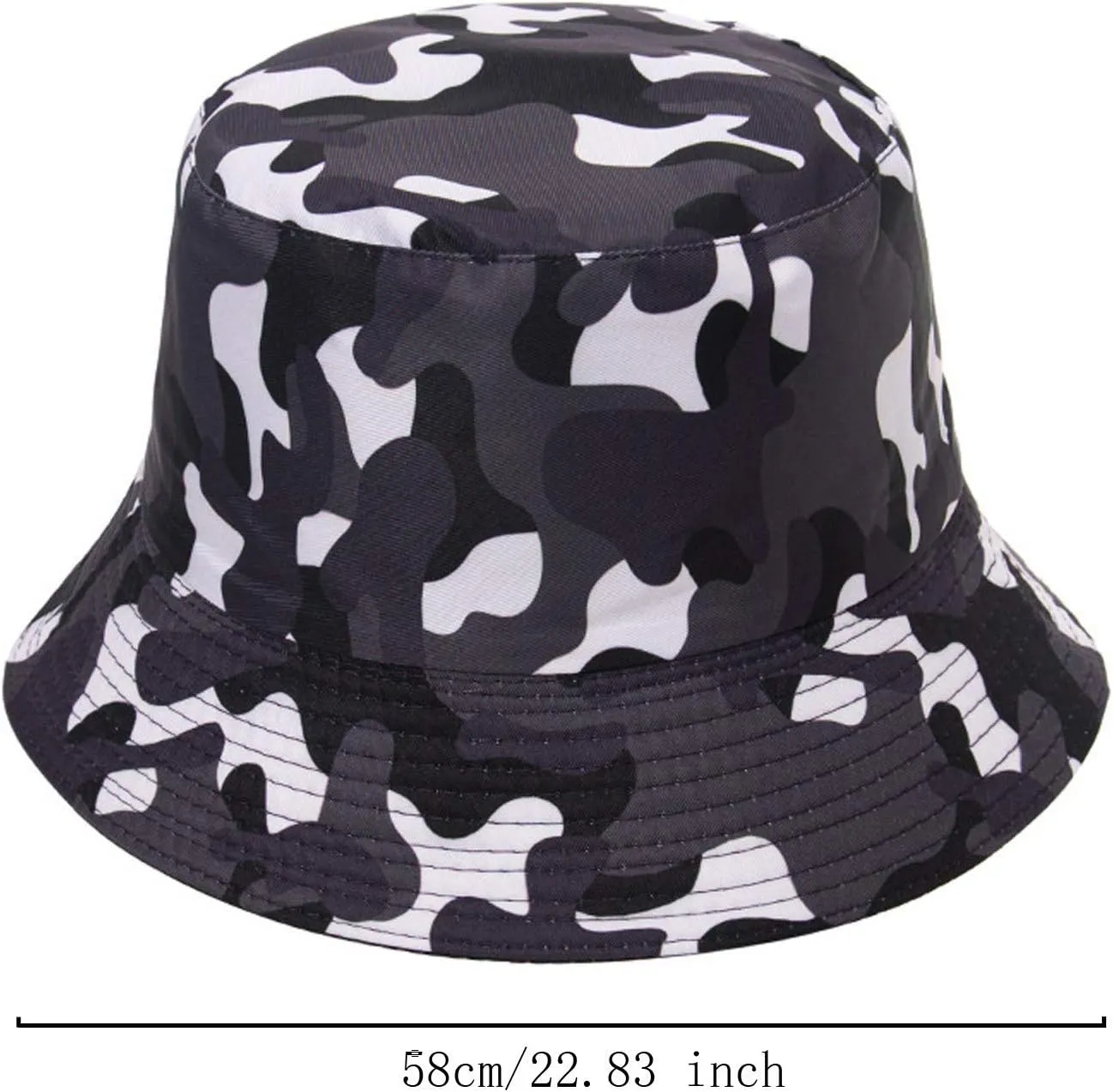 Large Bucket Hat Protection Sun Basin Camouflage Bucket Hat Universal Fisherman's Hat Baseball Caps