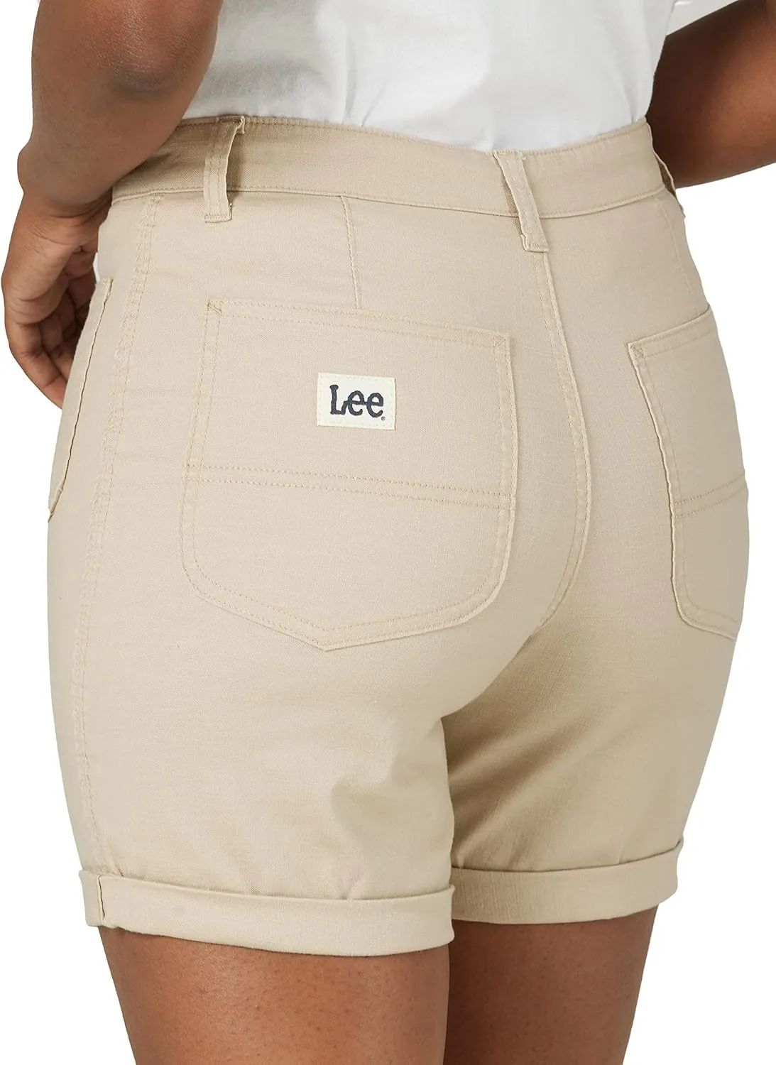 Lee Women's Legendary High-Rise Patch Front Short