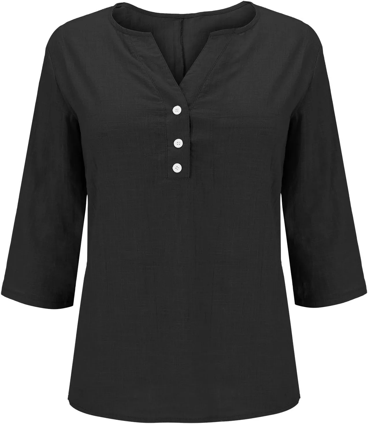 Linen Tops for Women 2025 Summer Trendy Short Sleeve Tshirts Workout Button Down Plus Size Cotton Linen Shirt