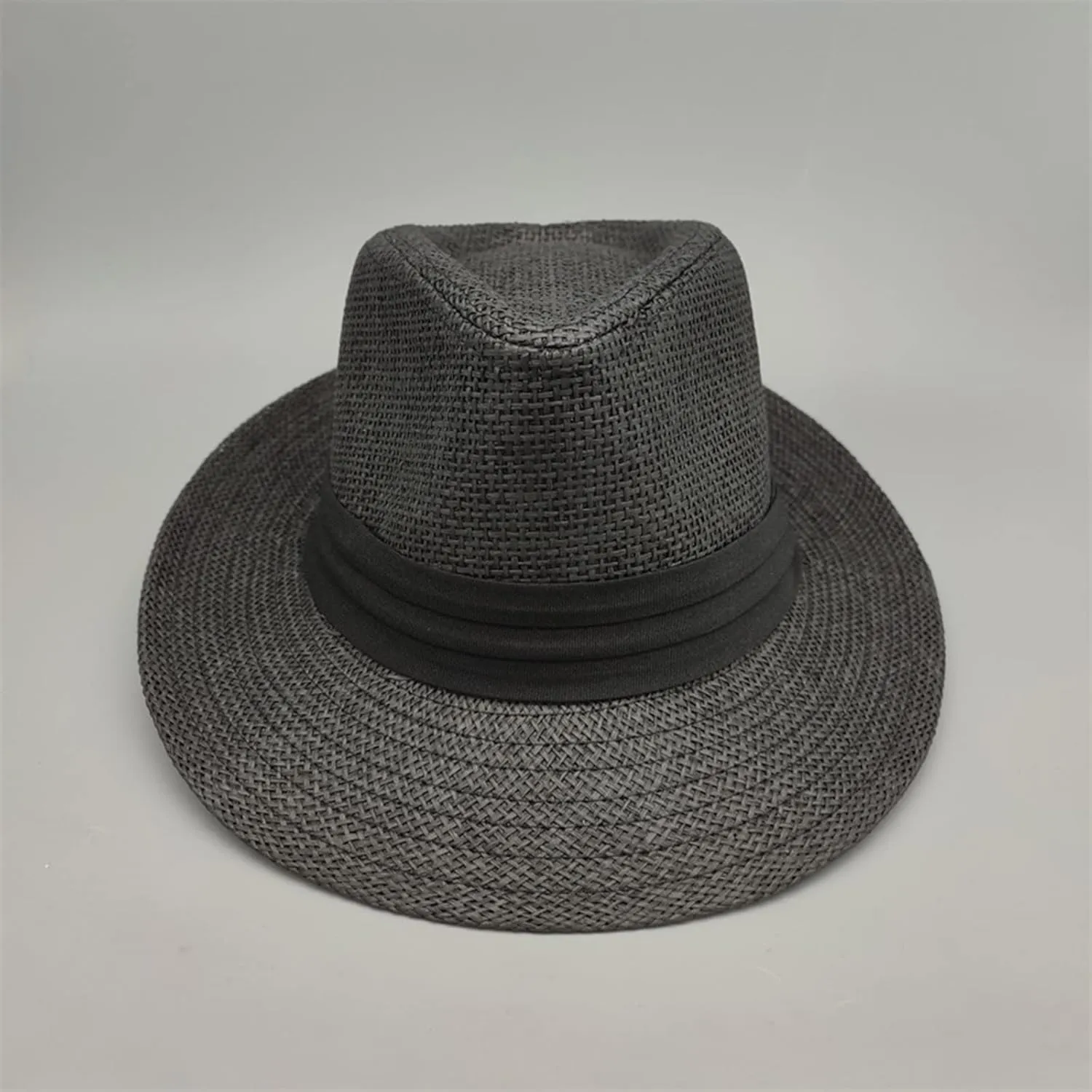 Men and Women Panama Wide Brim Hats UV Protection Beach Sun Hat Fashion Headdress Jazz Cap 2024 Unisex Breathable Straw Caps