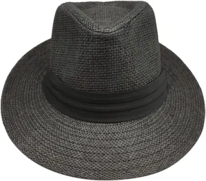 Men and Women Panama Wide Brim Hats UV Protection Beach Sun Hat Fashion Headdress Jazz Cap 2024 Unisex Breathable Straw Caps