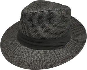 Men Women Bucket Hat Panama Wide Brim Straw Hats Jazz Fisherman Hat Sunscreen Sunshade Sun Hat